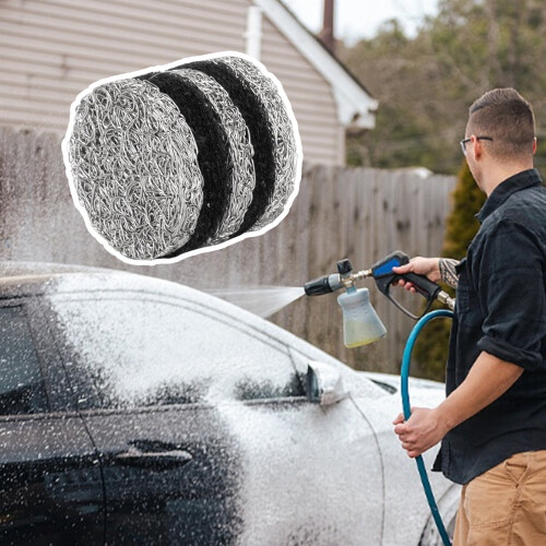 Active Foam Sponge Car Wash Tool 3/5 Layer Mesh FilterDesign Creates Thick Foam Coverage for Various Pressure Washers 1