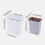 9L Kitchen Compost Bin with Lid Compost Bin Gabage Bin Perfectly for Countertop or Under Sink Storage 3