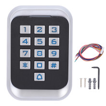 Standalone RFID Access Control Keypad Waterproof IP68With Soft Keyboard Backlight Zinc Alloy Buttons Universal PIN Code Entry System Smart Access