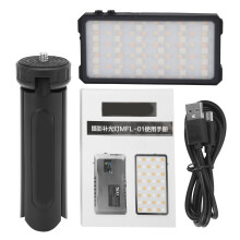 LED Video Light with RGB Effects, Rechargeable Pocket Light for DSLR and Smartphone, 3000K-6500K Dimmable Light, CRI95+, Easy Mounting on Tripod and