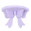 Purple wall-mounted office bookshelf 60-inch 5