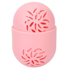 Breathable Hygienic Design Sponge Drying Rack Stand, Cute Gourd Shape Silicone Travel Case With Dual Ventilation Storage For Makeup Sponges