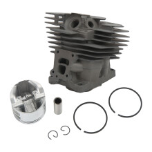 Conjunto de cilindro de rendimiento estable para reparaciones de motosierras, construcción duradera de acero y hierro, larga vida útil, fácil