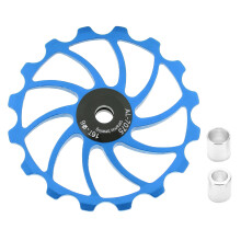 Anti Rust Anti Corrosion Derailleur Pulley Wheel Smooth Ball Bearings Easy Installation Oversized Ceramic Compatible with Shimano Jockey Wheels
