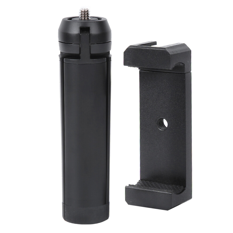 Secure Grip Mobile Phone Clip Tripod Mount Holder Multifunctional Mount With Cold Shoe And1/4Inch Thread For Versatile Use In Different Situations 9180479836544
