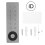 Waterproof Smart Lock Easy Install Keyless Entry Door Lock Smart Deadbolt Lock Bluetooth App Control Electronic Keypad IC Card Unlock Wireless Access 1