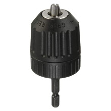 Mount Thread Adapter Compatible Keyless Drill Chuck with Quick Release Conversion Tool and Impact Chuck Converter, 3Jaw Chuck Design