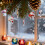 2D ακρυλικό χριστουγεννιάτικο ημερολόγιο Advent (24 στολίδια) με χιονάνθρωπους και 7