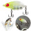Angelköder, 3,9 g / 34,8 cm sinkender Minnow-Köder, Hartköder, Kunstköder, Angelköder-Set, Geschenkidee für Männer, Süßwasserangeln, Barsch 2