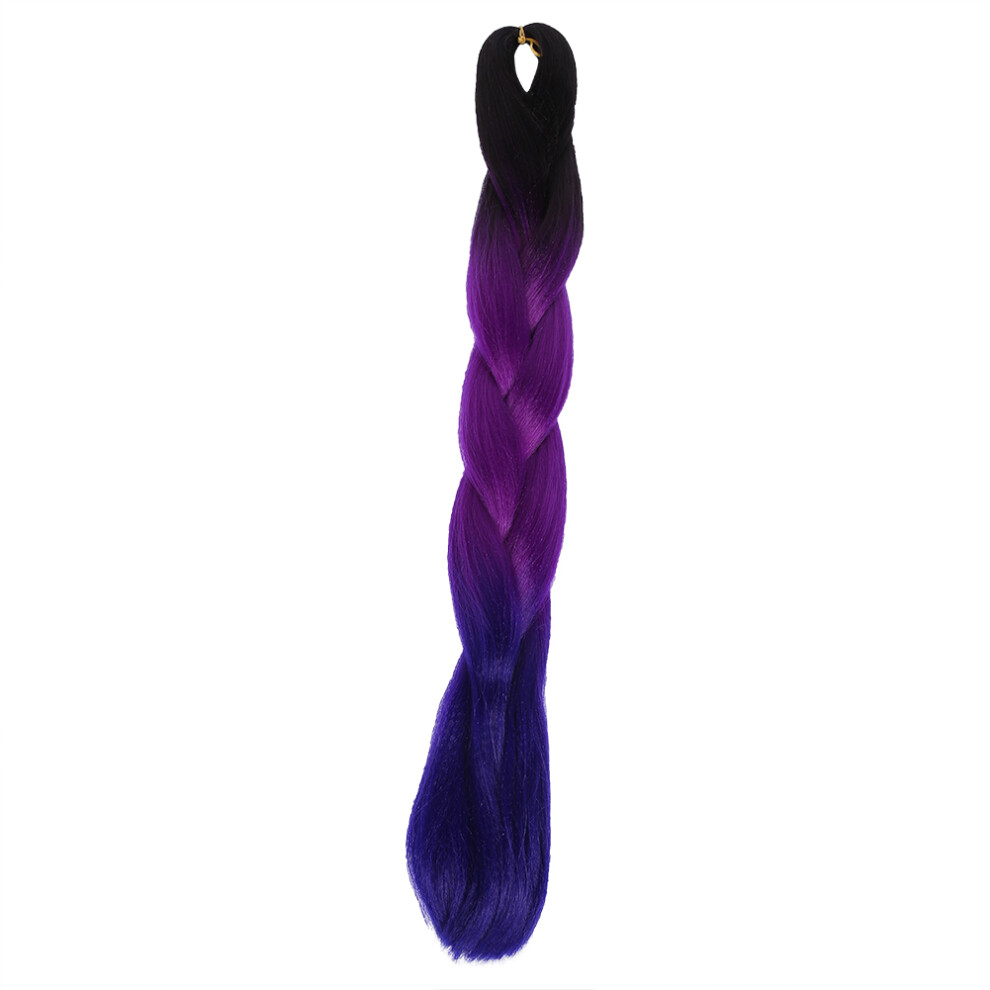 Smooth Soft Silky Braiding Hair Ombre Braiding Hair High Temperature Synthetic Fiber Crochet Braids Hair No Tangle No Smell Braiding Hair Heat