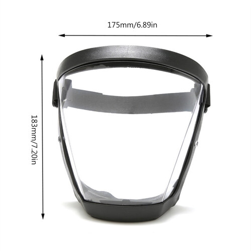 Protective Outdoor Heating Faceshield Cycling Windproofed Dustproof Faceshield Kitchen Tool 2