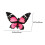 Butterfly Decorative Throw Pillow Plush Home Decor 15.7 x 3