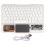 Rechargeable Bluetooth Keyboard For Mac Windows Android Ultra Slim Touchpad Wireless Keyboard Multi Device Connection Built In Touchpad With Rgb 1