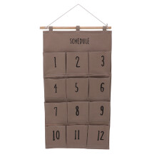 Durable High Quality Polyester Canvas Wall Door Mount Hanging Organizer Multipurpose Storage Holder Over The Door Shoe Organizer Space Saving Hanging