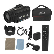 Camcorder For Vloggers Featuring Optical Zoom And UHD4K Video With Rotatable Screen Smart App Connectivity Webcam Function And Live Streaming