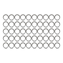 Metal Retaining Ring Assortment For Axial Control High Hardness External Snap Ring Wear Resistant No Deformation Easy Installation High Strength Rust