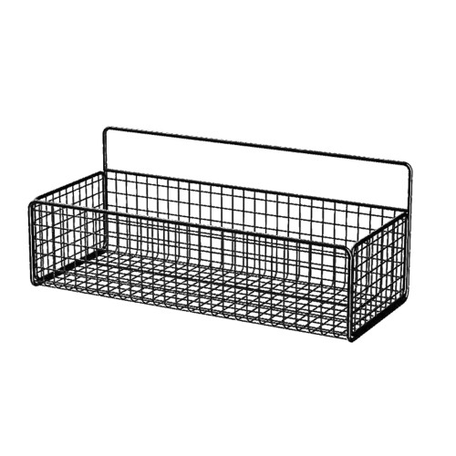 Sturdy Iron Hanging Wall Wire Baskets Rust Resistant Garlic Keeper Space-Saving Design Wall Mounted Storage Solution For Kitchen Bathroom Bedroom,