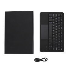 Detachable Keyboard With Magnetic Case And Bluetooth Touchpad, Tablet Keyboard Featuring Auto Sleep Feature And Adjustable Angle Support, Modern