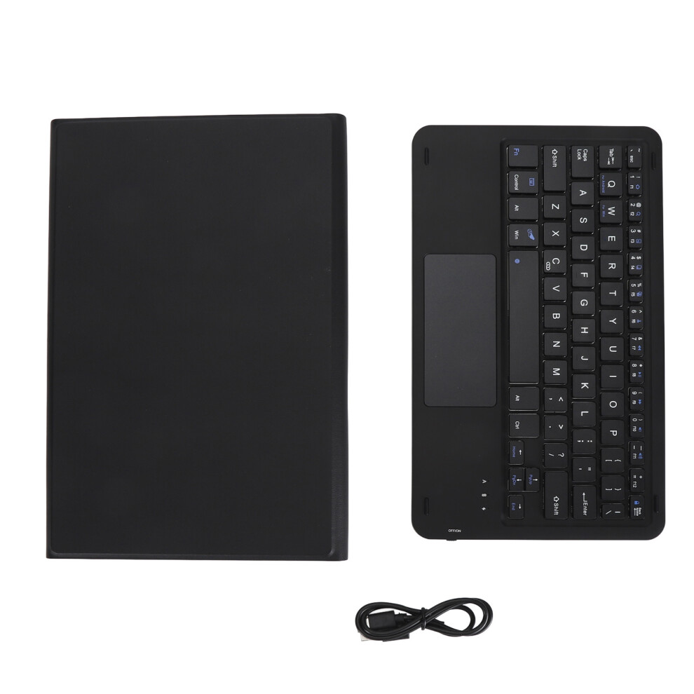 Detachable Keyboard With Magnetic Case And Bluetooth Touchpad, Tablet Keyboard Featuring Auto Sleep Feature And Adjustable Angle Support, Modern 9071309538496