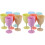 12Pcs Reusable Reusable Party Cups Wine Glasses Assorted Colors 4