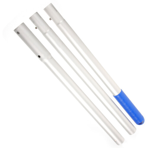 3Pcs Adjustable Aluminum Poles with Plastic Ends for Pool Net Skimming 2