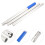 3Pcs Adjustable Aluminum Poles with Plastic Ends for Pool Net Skimming 8
