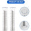 Kit com 2 tubos de plástico para substituição de pluviômetros, 7 polegadas, resistentes às intempéries, compatíveis com pluviômetros padrão. 3