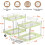 2-Tier Under-Sink Organizer, Stackable Kitchen Pantry & Pull-Out Cabinet Organizer with Movable Dividers, Green, 2 Pack 2