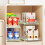 2-Tier Under-Sink Organizer, Stackable Kitchen Pantry & Pull-Out Cabinet Organizer with Movable Dividers, Green, 2 Pack 5