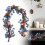 Artificial Eucalyptus Garland with Pumpkins and Berries 2