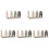 5Pcs Plastic Book Holder Bookends Desktop Organizer for Office & Study 4