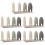 5Pcs Plastic Book Holder Bookends Desktop Organizer for Office & Study 8