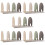 5Pcs Plastic Book Holder Bookends Desktop Organizer for Office & Study 10