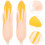 6Pcs Fake Corn Plastic Mini Simulation Corn for Room Decor Multi Color 7