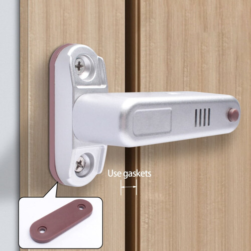 Verstellbare Türsicherheitsstange mit Alarm (1 Stück) 1