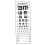E Letter Vintage Eye Test Chart Nonreflective Visual Testing Chart for Kid Adult 5