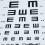 E Letter Vintage Eye Test Chart Nonreflective Visual Testing Chart for Kid Adult 6