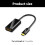 Προσαρμογέας USB C σε HDTV, Μετατροπέας βίντεο 4K τύπου C σε HDTV, λειτουργία 8