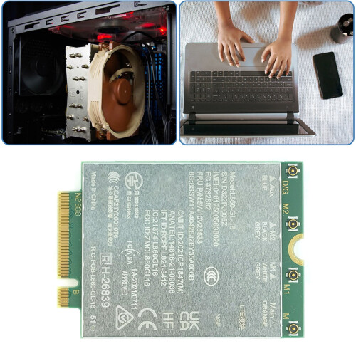 Μονάδα L860-GL-16 4G LTE και WCDMA που παρέχει ταχύτητα λήψης έως και 1Gbps για L13P14S P16 1