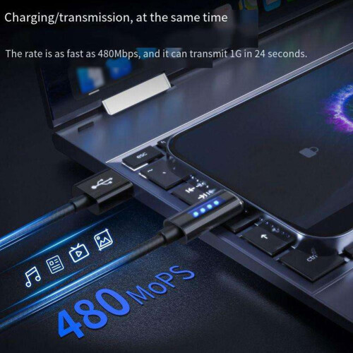 120W6A Super Fast Charging USB Type C-kabel Telefonlader USB-datakabel O5K6 1