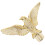 Flagpole Eagle Topper in Golden Plastic Decorative Garden Flagpole Head 4