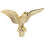 Flagpole Eagle Topper in Golden Plastic Decorative Garden Flagpole Head 7