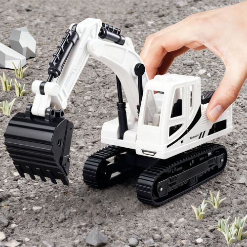 Excavator Toy 1/50 Scale Diecast Construction Vehicle with 1