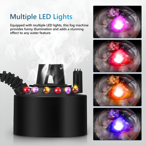 HIBIBUD LED Μηχανή Ομίχλης για Λίμνες, Κήπους & Δεξαμενές 2