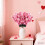 Kunstig blomsterbukett rosa 55 cm 4