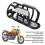 ABS Motorcycle Cup Holder Grey 1.7-2.5cm Universal 4