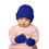 Wintermütze und Fäustlinge für Kinder, weiches Polyester, Einheitsgröße 3