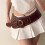 Punk tailleband met studs van PU-leer 5