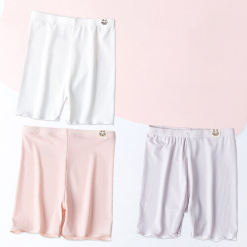 AWZXDE Girls3Pack Σορτς από ανάμεικτο ύφασμα για κορίτσια, άνετα εσώρουχα με φιόγκο και 1