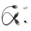 Καλώδιο διαχωριστή USB2.0Y με διπλή θύρα προσαρμογέα hub 40cm εύκαμπτο καλώδιο 2